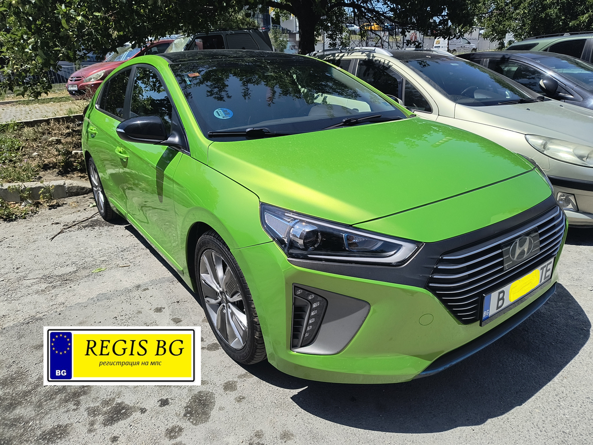 Регистриран Хюндай Хибрид за Еко зелено такси